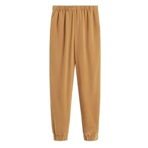 Cuyana Washable Silk Jogger in Honey XS